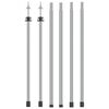 vidaXL Teleskopowe słupki do tarpa, dł. 102-260 cm, 2 szt., aluminium