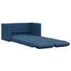 vidaXL Sofa podłogowa 2-w-1, niebieska, 112x174x55 cm, tkanina