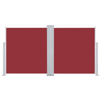 vidaXL Zwijana markiza boczna, 170 x 600 cm, czerwona