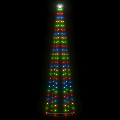 vidaXL Ozdoba świąteczna w kształcie choinki, 136 LED, 70x240 cm