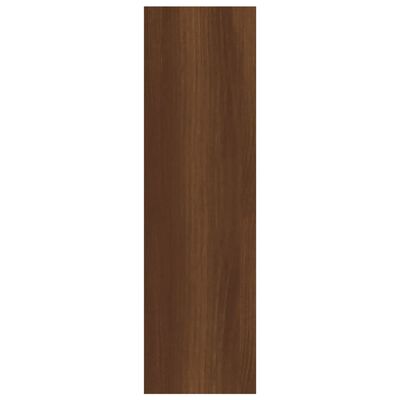 vidaXL Półka ścienna, brązowy dąb, 75x16x55 cm