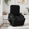 vidaXL Rozkładany fotel pionizujący, elektryczny, czarny, ekosk&oacute;ra