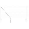 vidaXL Słupek ogrodzeniowy. Galwanizowany 25 x 1,2 m Stal
