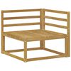 vidaXL Sofa narożna na zewnątrz Biały 83 x 83 x 73 cm