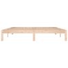 vidaXL Rama ł&oacute;żka, lite drewno, 180x200 cm
