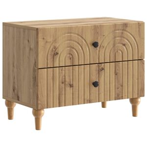 vidaXL Szafka Nocna Dąb artisan 62 x 34,5 x 48 cm Drewno inżynieryjne