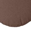 vidaXL Poduszki na siedziska 2 pcs Brązowy &Oslash;80 x 29 cm tkanina