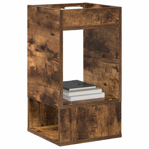 vidaXL Stolik końcowy Dąb wędzony 30 x 30 x 56 cm