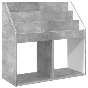 vidaXL Biblioteczka dla dzieci Betonowy szary 72,5 x 29,5 x 69 cm