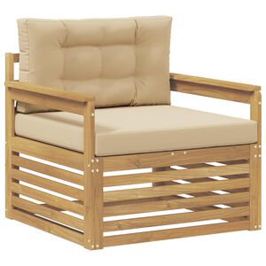 vidaXL Sofa na zewnątrz Poliester Biały