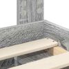 vidaXL Ramka ł&oacute;żka Szary Sonoma 100 x 200 cm Lite drewno sosnowe
