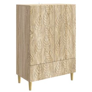 vidaXL Bufet dąb Sonoma 66 x 34,5 x 95 cm Drewno inżynieryjne