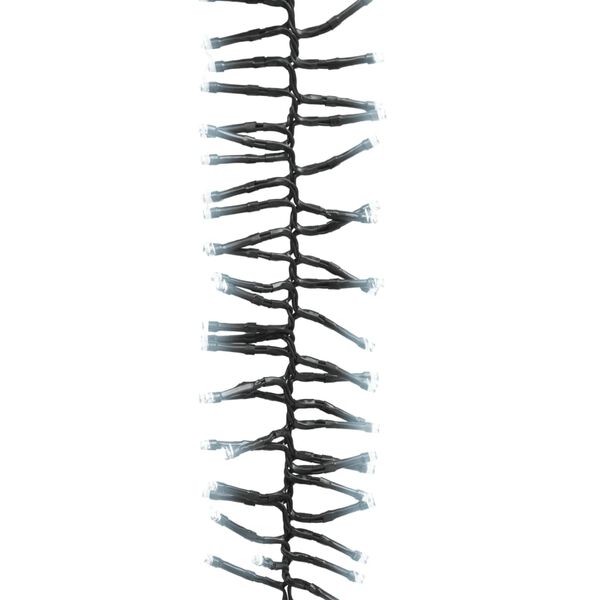 vidaXL Sznur lampek LED, 1000 diod w kolorze zimnej bieli, 11 m, PVC