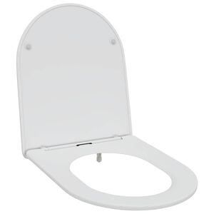 vidaXL Deska toaletowa Biały 47 x 36 x 3,4 cm Duroplast