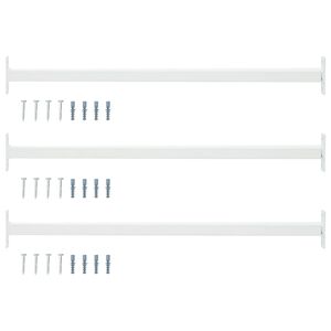 vidaXL Regulowany zabezpieczenie okienne 3 szt. 710 -1200 mm Stal