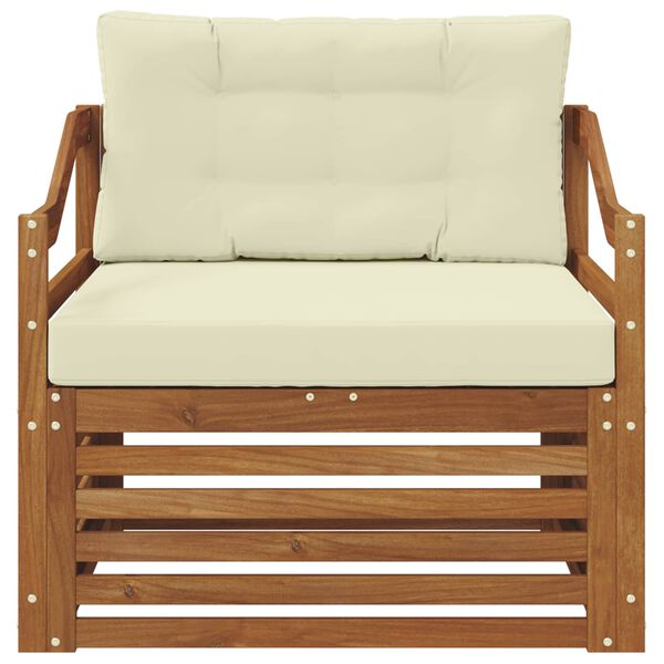 vidaXL Zestaw sof na zewnątrz Lite Drewno Akacji Naturalny