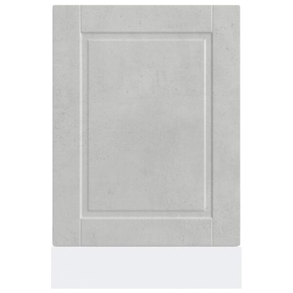 vidaXL Panel do zmywarki, Porto, szarość betonu, 45x1,5x67 cm