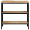 vidaXL Stolik konsolowy, 70x35x70 cm, surowe drewno mango
