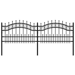 vidaXL Ogrodzenie Ogrodowe KAMPEN 240 x 115 cm Stal Malowana Proszkowo