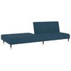 vidaXL 2-osobowa kanapa, niebieska, tapicerowana aksamitem