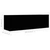 vidaXL Szafki telewizyjne, 2 szt., czarne, materiał drewnopochodny