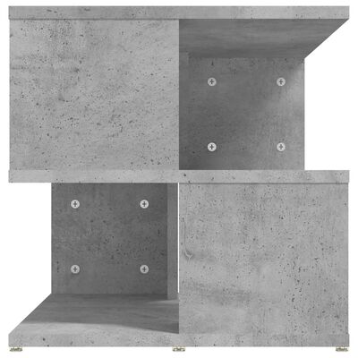 vidaXL Stolik boczny, szarość betonu, 40x40x40 cm, płyta wiórowa