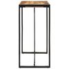 vidaXL Stolik barowy, 110x55x110 cm, surowe lite drewno mango