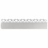 vidaXL Obrzeża trawnikowe 20 pcs Srebrny 103 x 0,05 x 22 cm