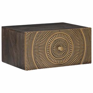 vidaXL Ręcznie wykonana szafka nocna Brązowy kawowy 40 x 30 x 20 cm
