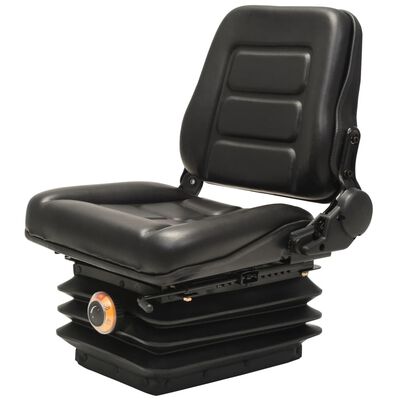 vidaXL Fotel do wózka widłowego/ciągnika z zawieszeniem i oparciem