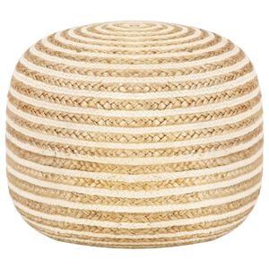 vidaXL Ręcznie robiony puf, 45 x 30 cm, juta