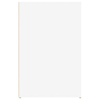 vidaXL Biurko, białe, 100x49x75 cm, materiał drewnopochodny