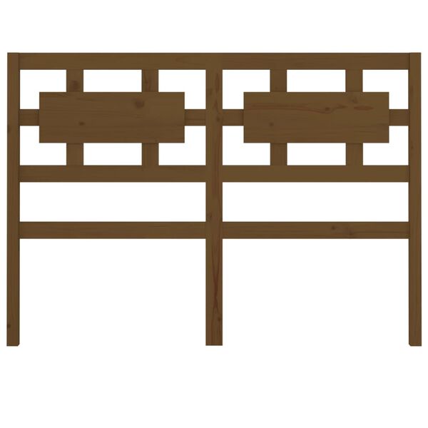 vidaXL Wezgłowie ł&oacute;żka, miodowy brąz, 205,5x4x100 cm, drewno sosnowe