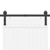 vidaXL System do montażu drzwi przesuwnych, 200 cm, stal, czarny