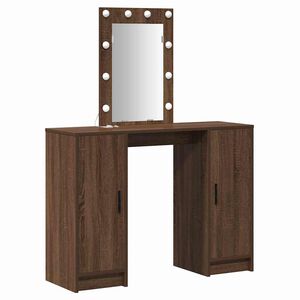 vidaXL Toaletka Brązowy 102 x 33 x 135 cm Drewno inżynieryjne