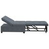 vidaXL Sofa Bed Ciemnoszary 194 x 67 x 82 cm Aksamit