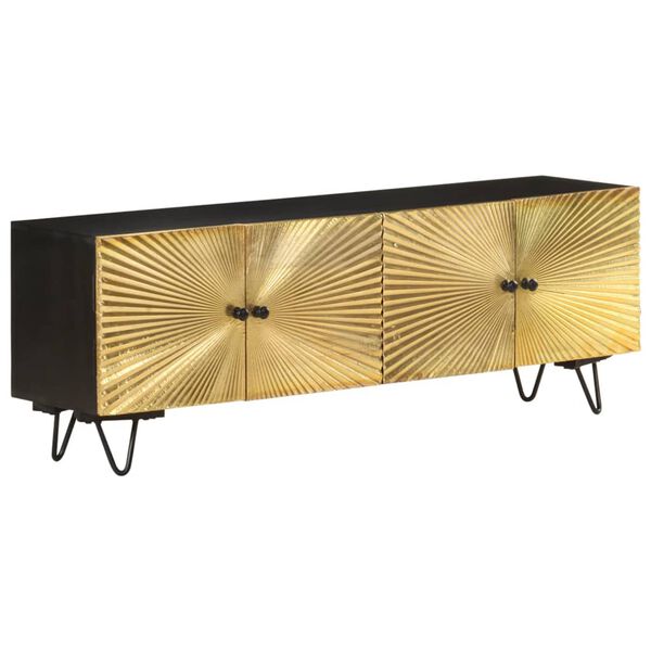 vidaXL Szafka pod TV, 130x30x45 cm, lite drewno mango