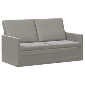 vidaXL Sofa dwuosobowa jasnoszary 150 x 81 x 82 cm Welur