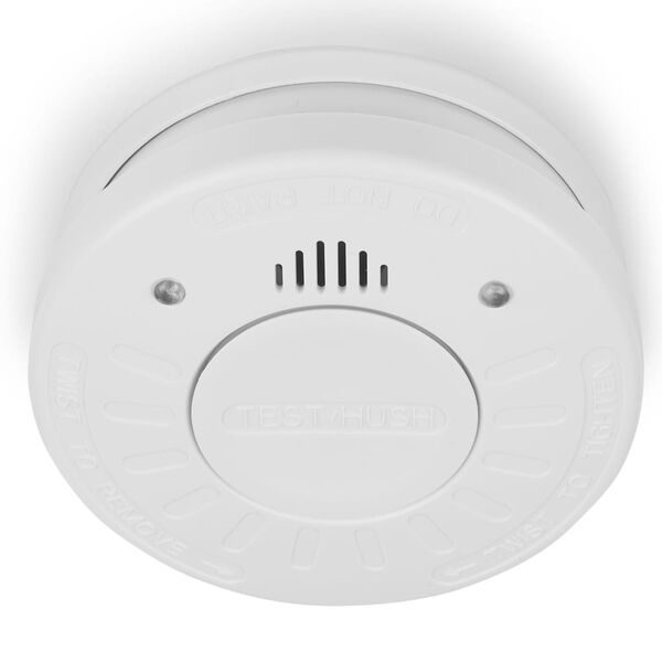 Smartwares Czujniki dymu z alarmem, 3 szt., 10x10x3,3 cm, białe