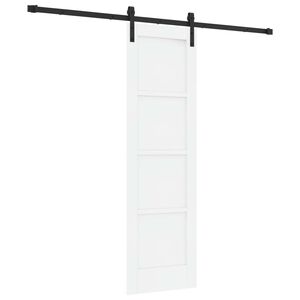 vidaXL Drzwi przesuwne 61 x 198,5 cm Drewno inżynieryjne
