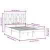 vidaXL Rama ł&oacute;żka, lite drewno sosnowe, 120x200 cm