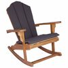 vidaXL Krzesło bujane Adirondack do ogrodu naturalny