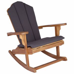 vidaXL Krzesło bujane Adirondack do ogrodu naturalny