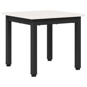 vidaXL Stolik kawowy Biały 40 x 40 x 36 cm Lite drewno sosnowe