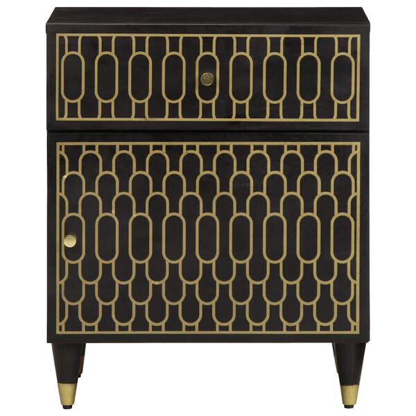 vidaXL Szafka nocna, 50x33x60 cm, lite drewno mango