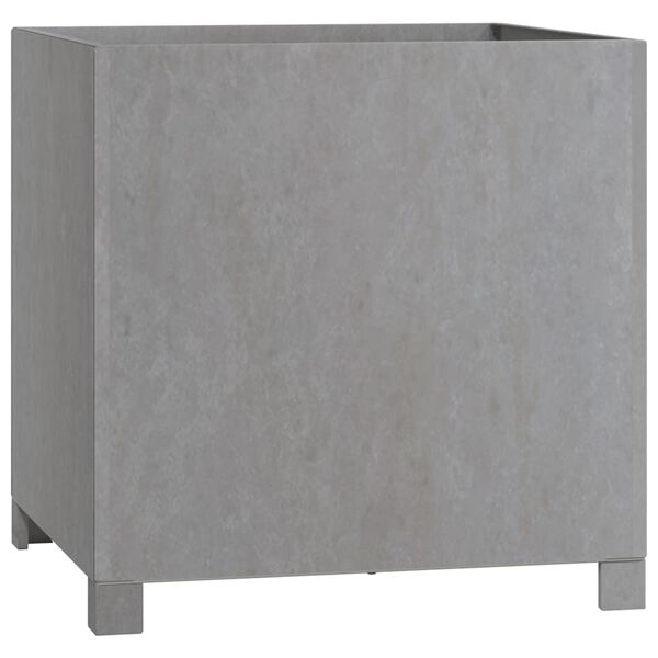 vidaXL Donice na n&oacute;żkach, 2 szt., rdzawe 50x50x50 cm, stal kortenowska