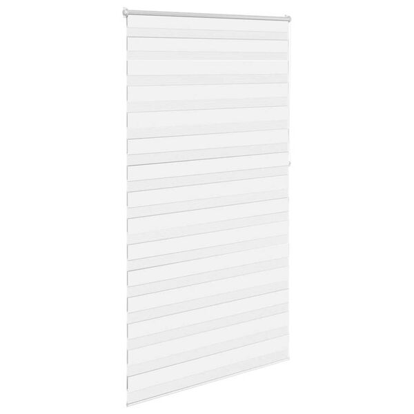vidaXL Roleta Zebra 120,9x230 cm Szerokość materiału 116,7 cm biała