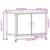 vidaXL Szafka pod telewizor Stare drewno 60 x 35 x 45 cm