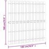 vidaXL Panel ogrodzeniowy, impregnowane drewno sosnowe, 180x180 cm