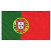 vidaXL Flaga Portugalii, 90x150 cm